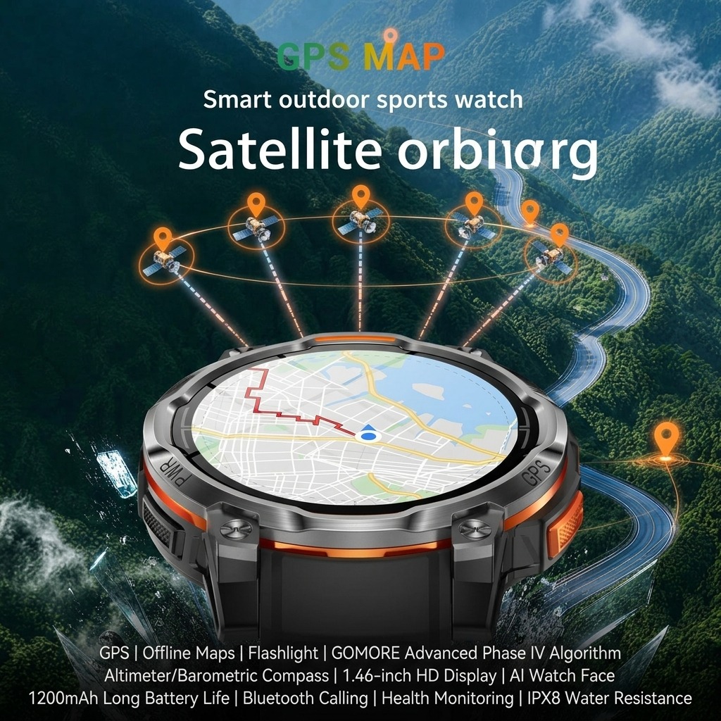 2026New Military VWAR GPS Smar - огляд і ціна Watch Vs Smartwatch