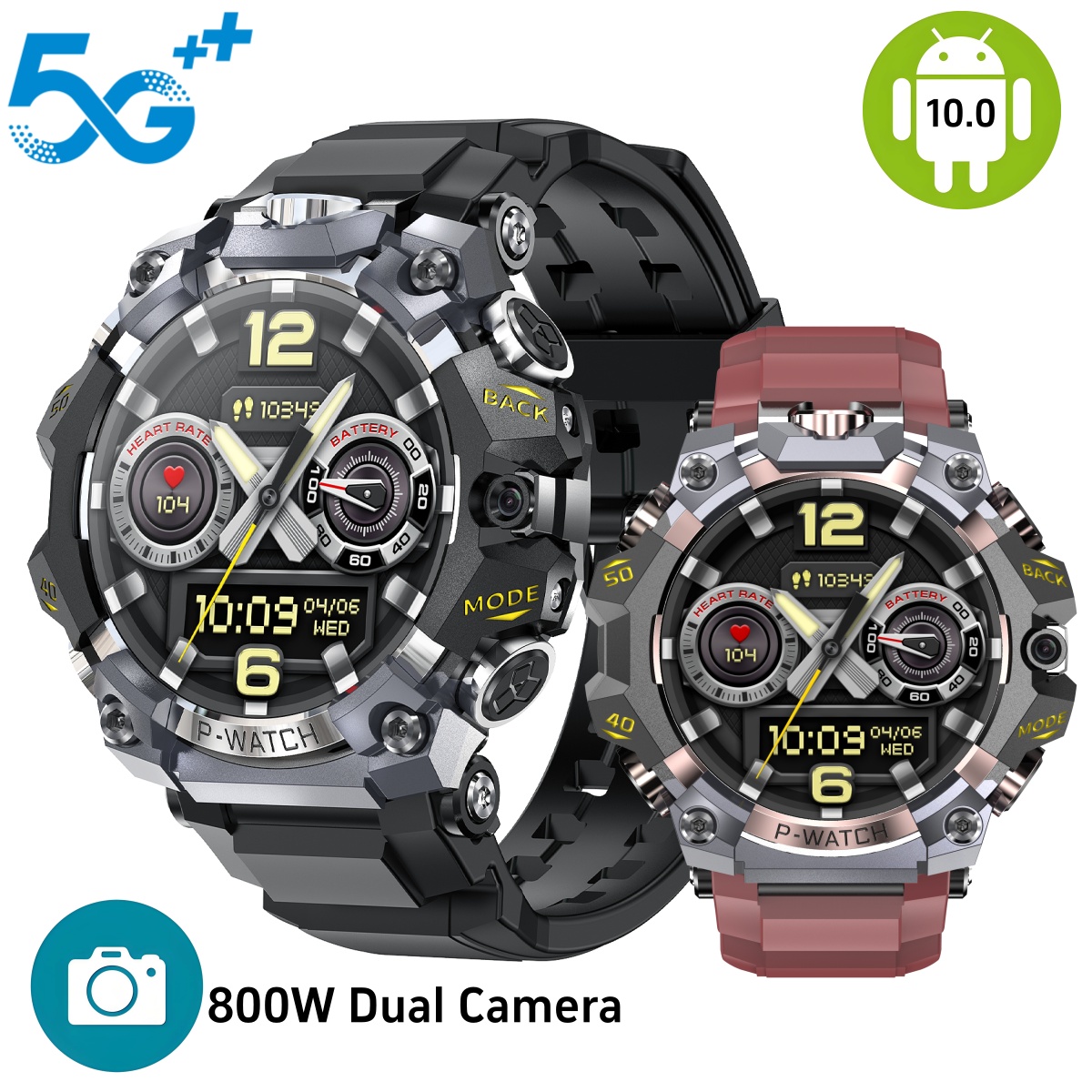 Q668 Smartwatch Android 10.0 1 - огляд і ціна Smartwatch Watches Price