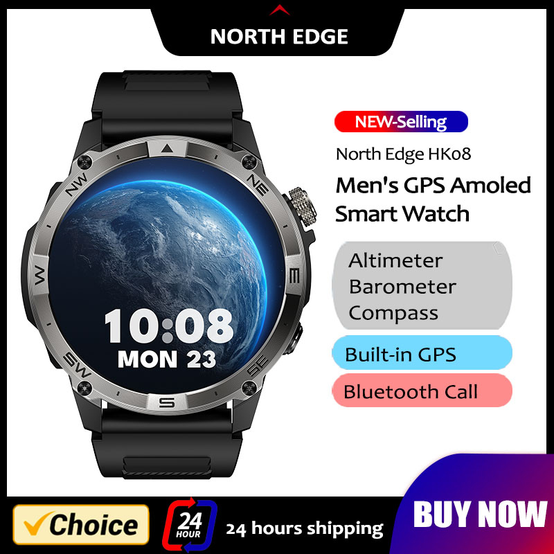 NORTH EDGE GPS Sports Smart Wa - огляд і ціна Altimeter Compass Watch