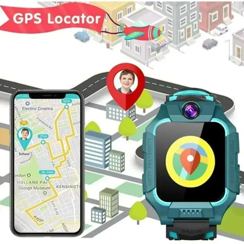Lenovo 5G Kids Smart Watch Gif - огляд і ціна Smartwatch Watches For Kids With Gps