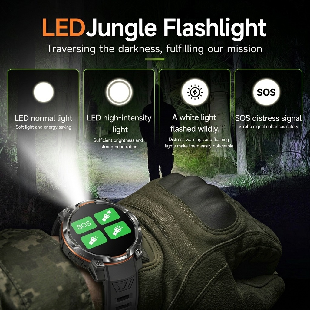 2026New Military Built-in GPS  - огляд і ціна Watch Vs Smartwatch